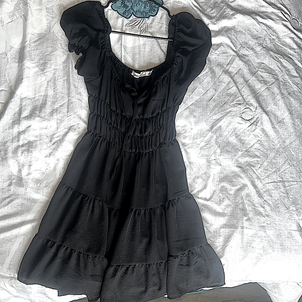 Black Dress going out look